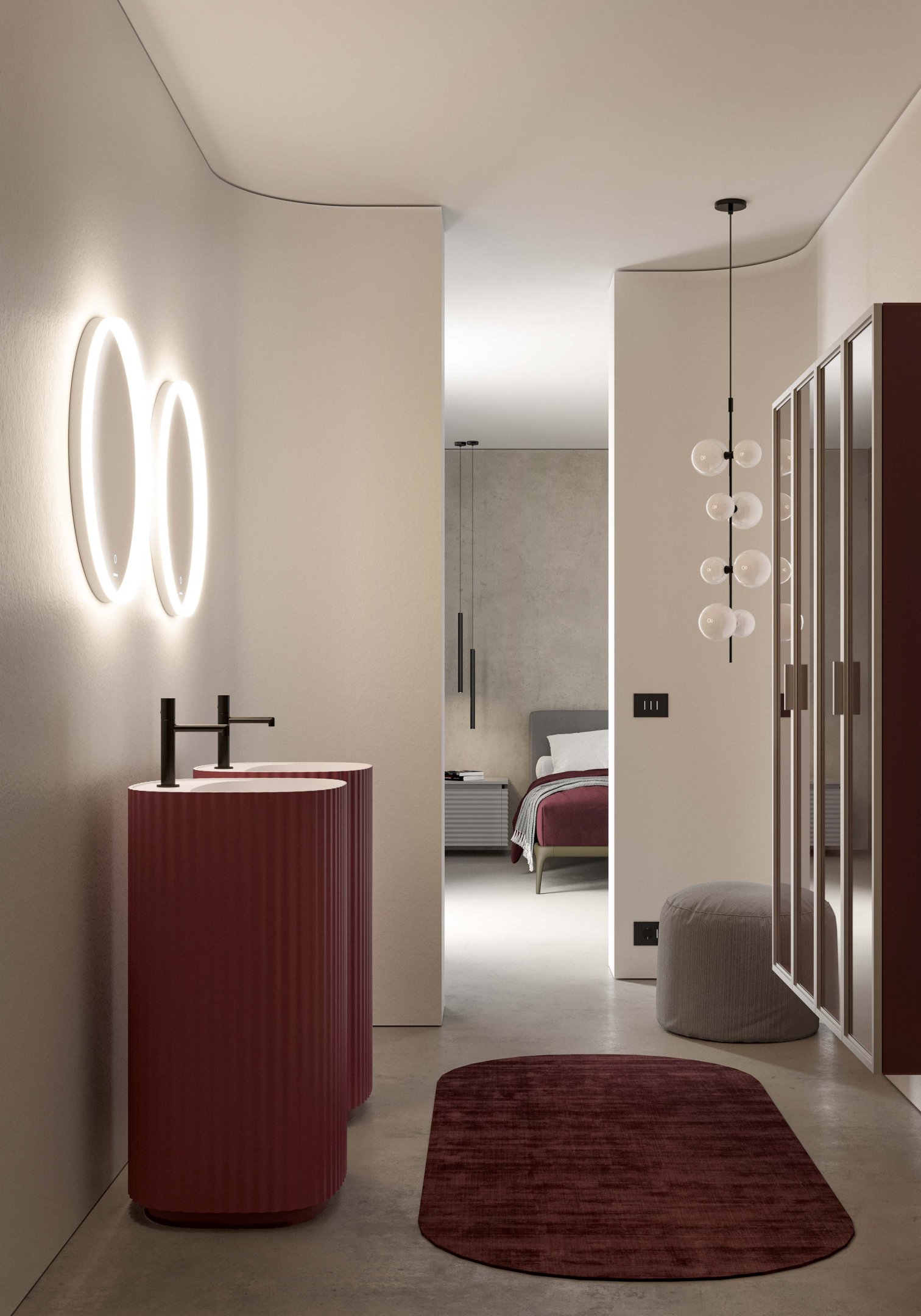 Idea, Giove Washbasin 49x45 cm