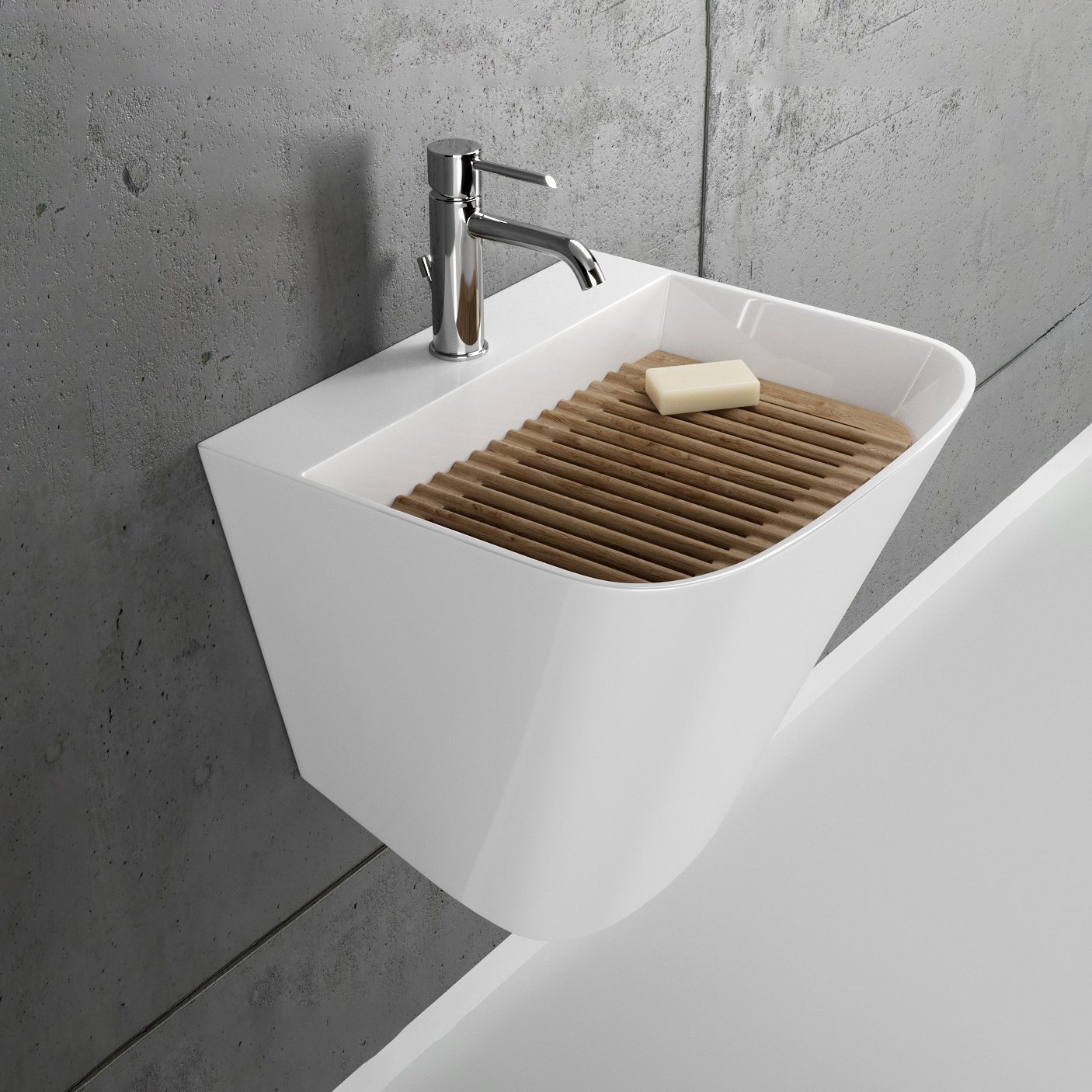 Galassia, Meg11 Lavabo-lavatoio 55x47 cm