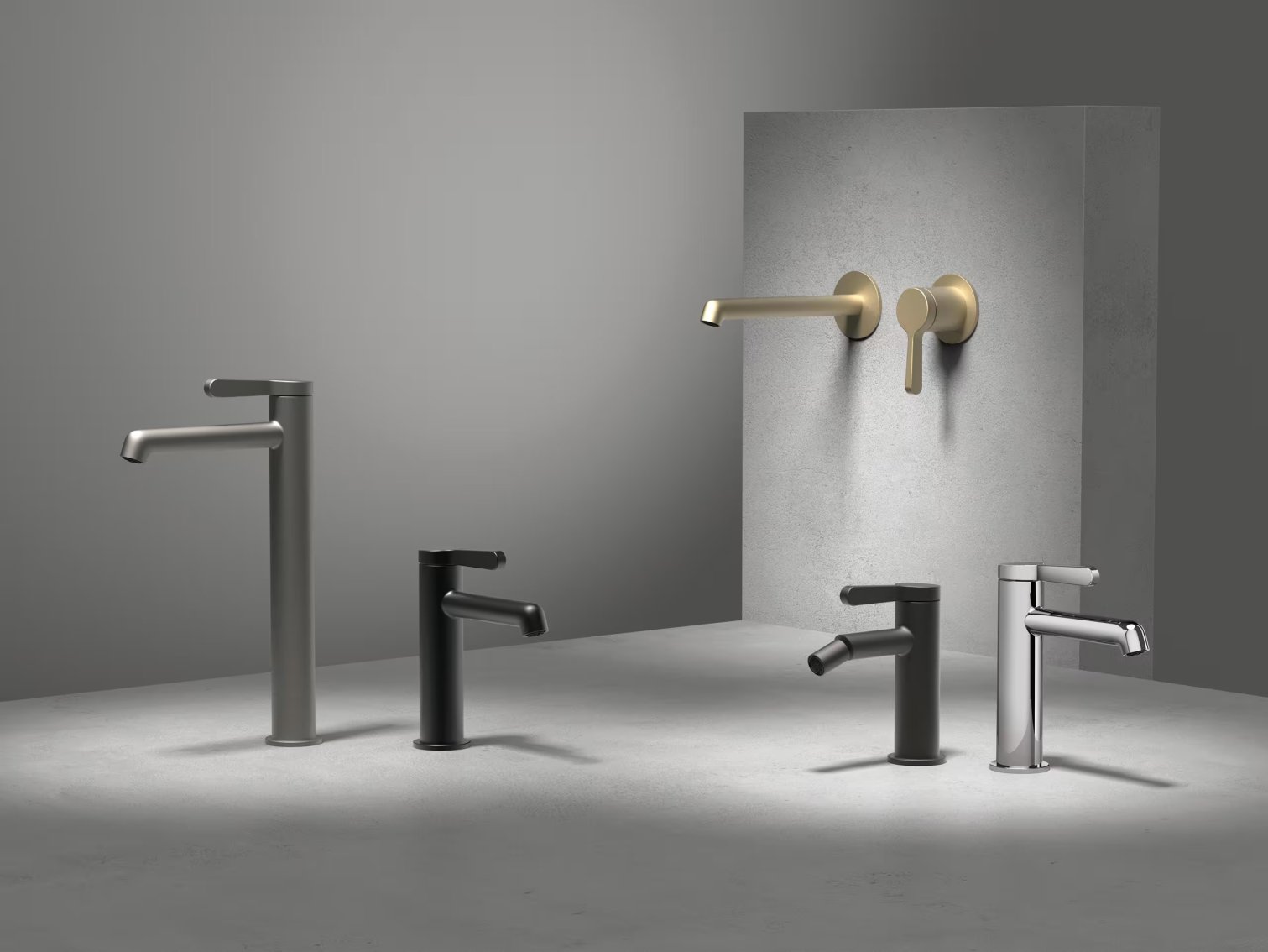 Fantini, Torino Wall-mount washbasin mixer
