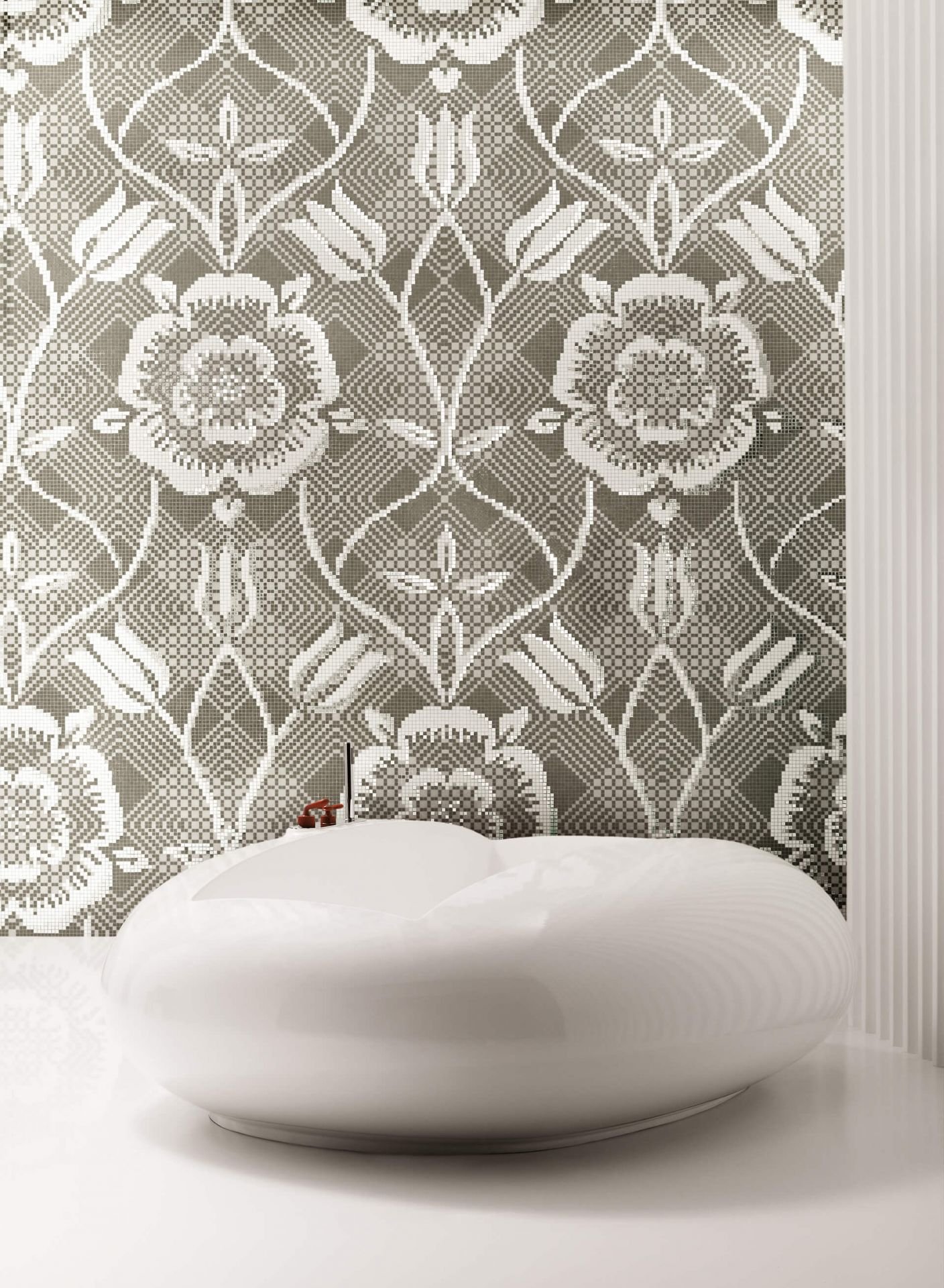 Bisazza, Insula Grey mosaico 32x32 cm