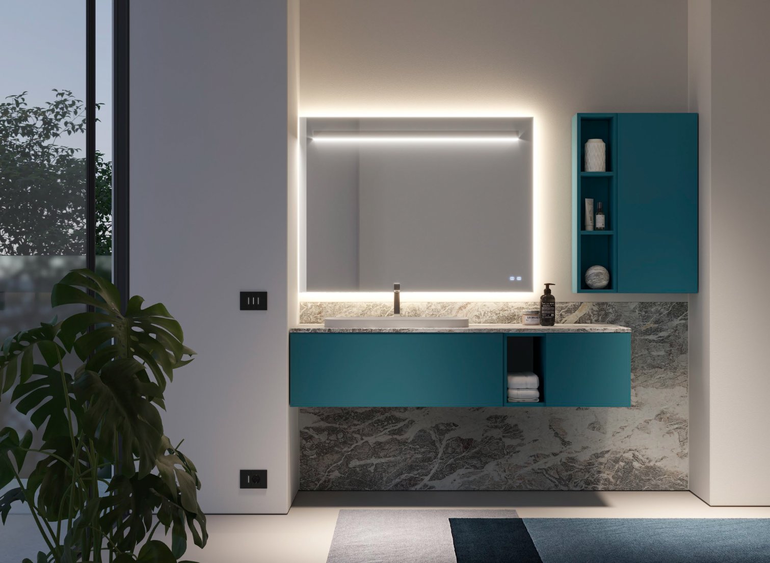 Aqua, Dogma Vanity unit 160x50 cm