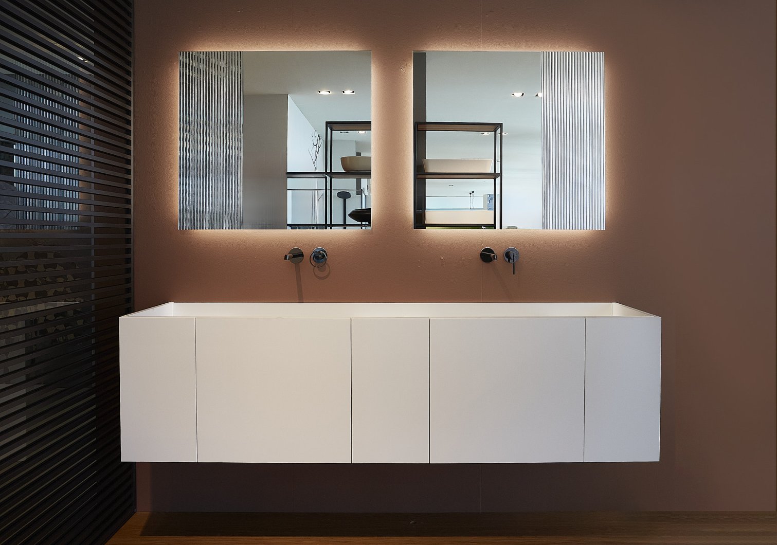 antoniolupi, Street Mobile Double vanity unit L185 cm