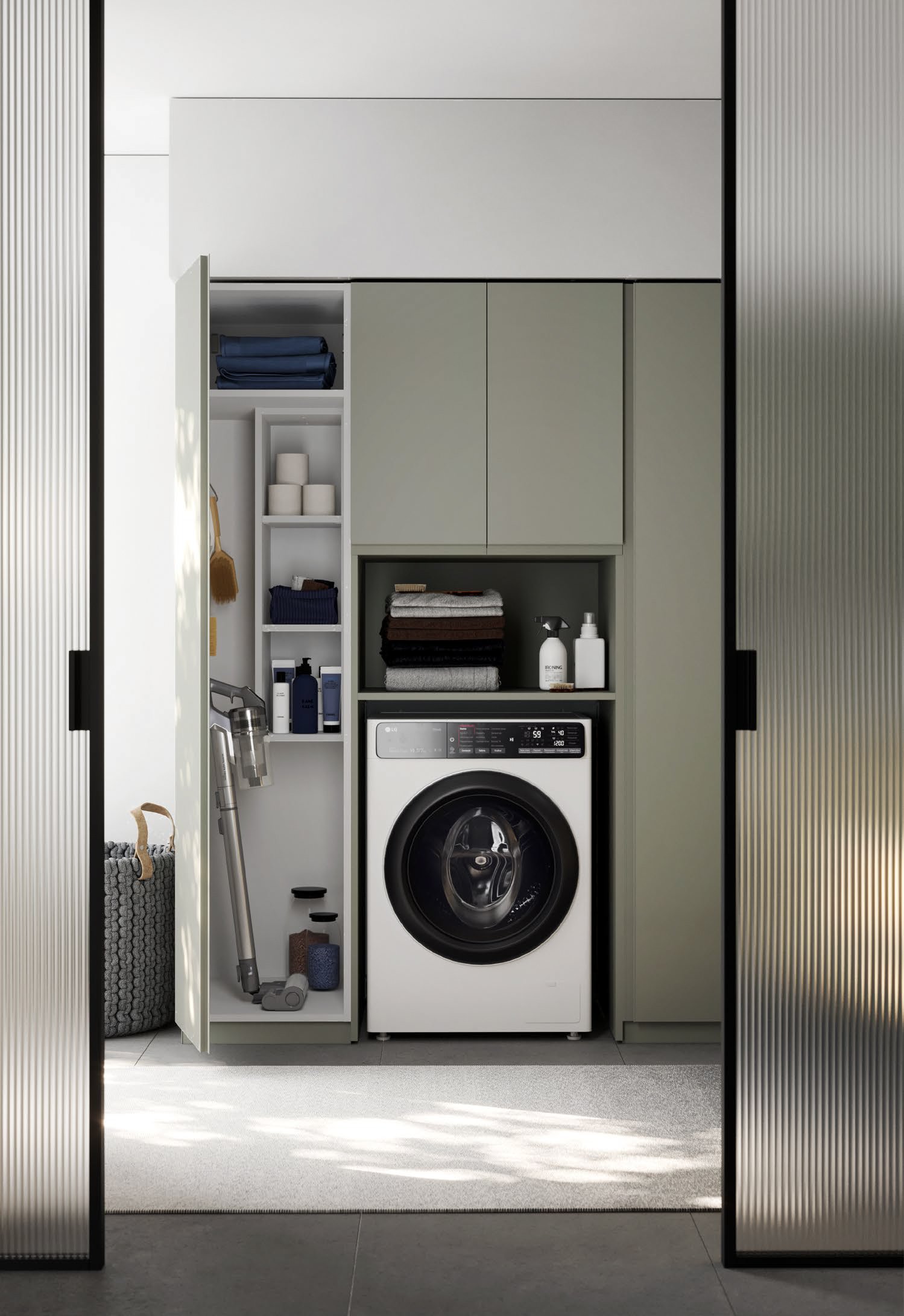 Idea, Spazio Time Mobile lavanderia L 230+185 cm