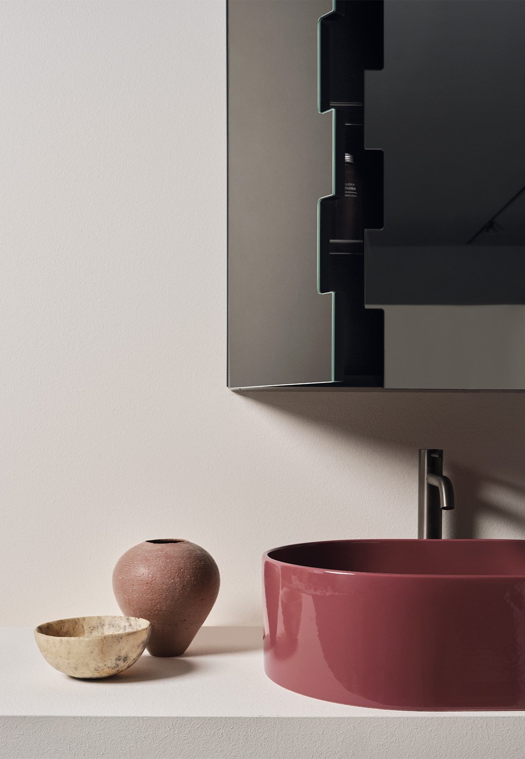 Cielo, Zip Specchio contenitore 110x66 cm