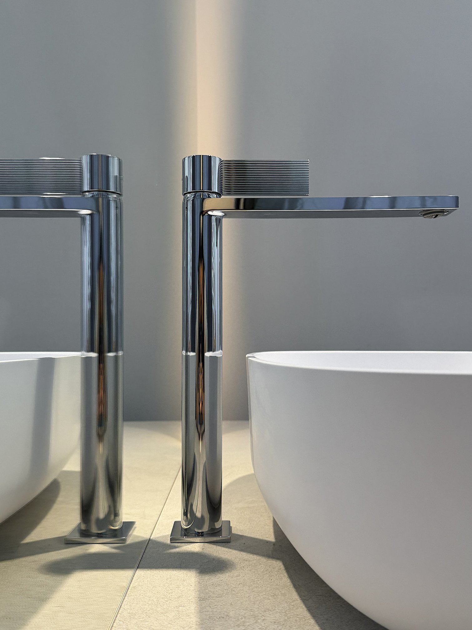 Gessi, Inverso Rigato Miscelatore lavabo