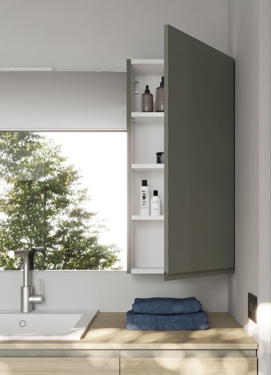 Idea, Spazio Time Mobile lavanderia L 230+185 cm