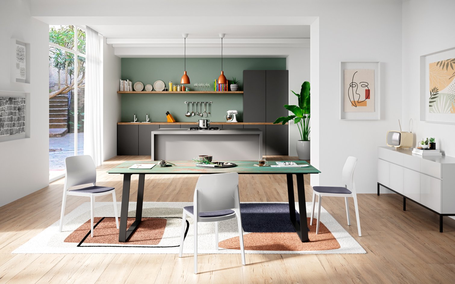 Pointhouse, Otto Tavolo 220x100 cm