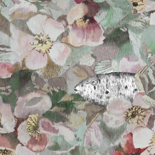 Wall&decò, La Vie En Rose TS Carta da parati