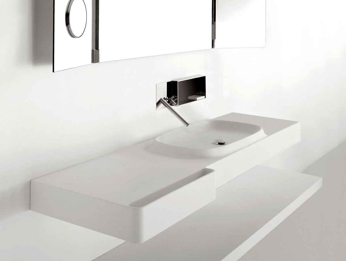 Agape, Desk + Flat XL Mobile portalavabo L 160 cm