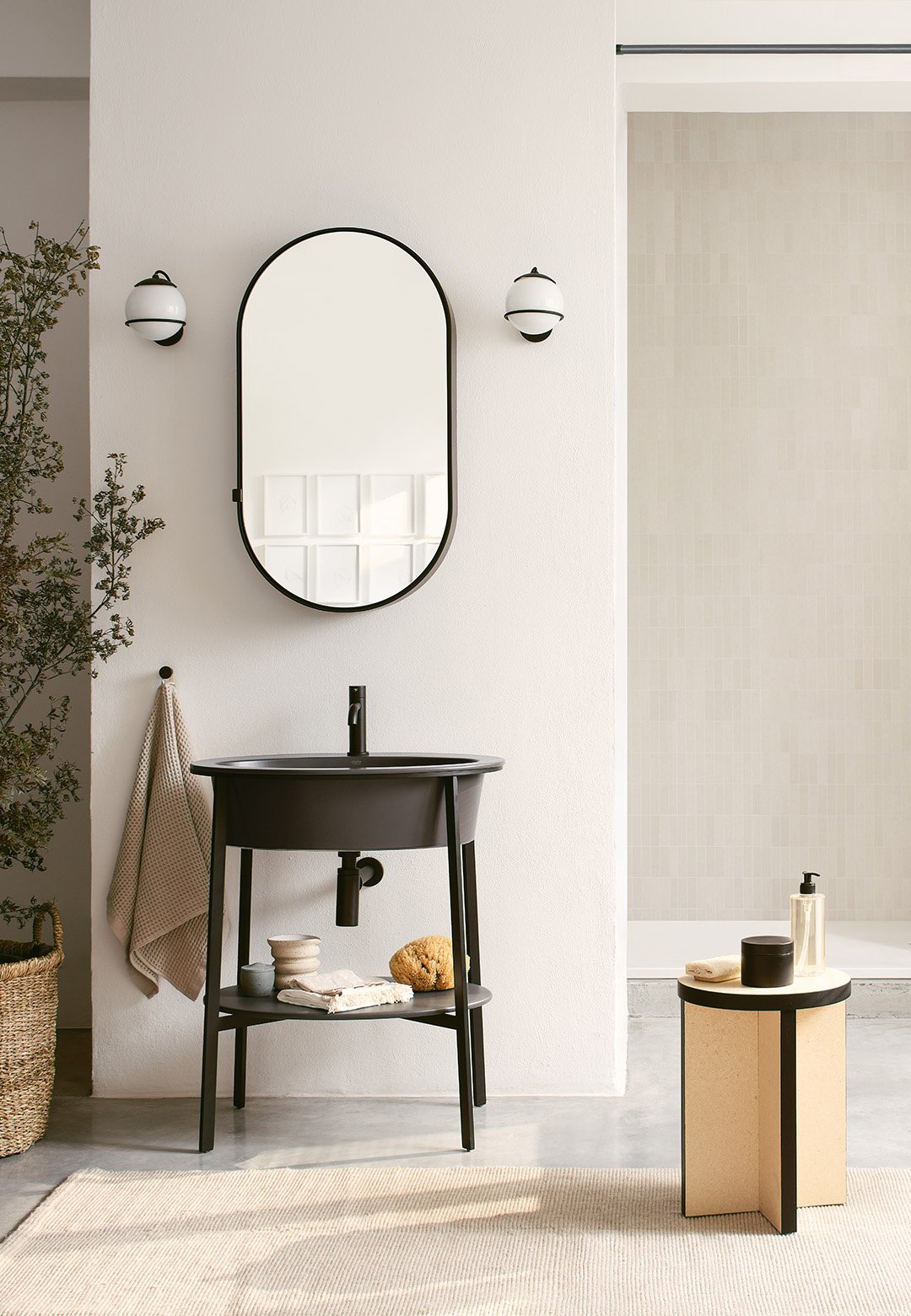 Cielo, Catino Oval Console 70x50 cm