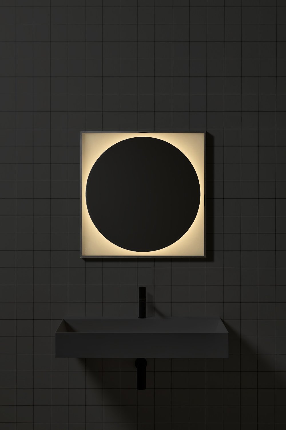 antoniolupi, Dialoganti Specchio con luce 70x70 cm