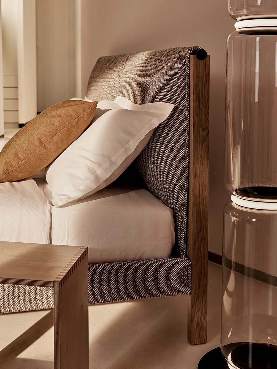 Zanotta, Ricordi Bed for mattress 170x200 cm