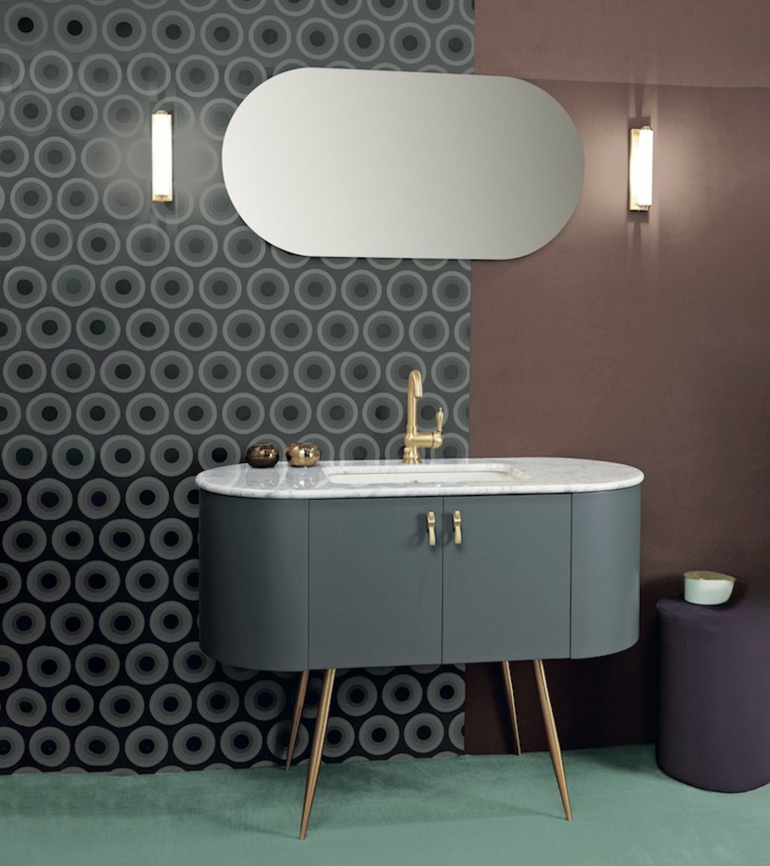 Gaia, Bohème Vanity unit 110x50 cm