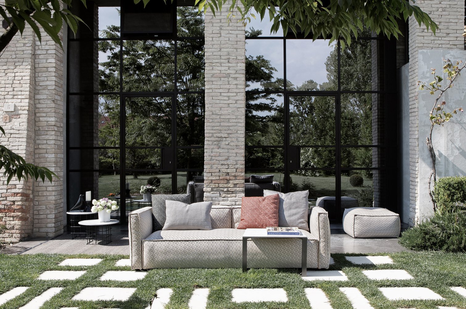 Flexteam, Reef 85 Outdoor Divano 229x85 cm