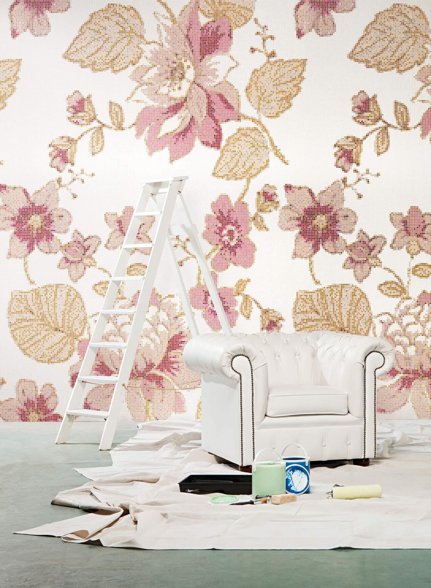 Bisazza, Marella Rose mosaico 32x32 cm