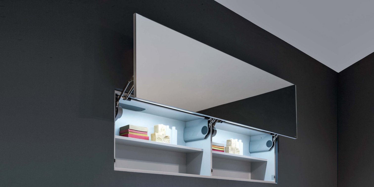 antoniolupi, Segreto Specchio contenitore L144x50 cm