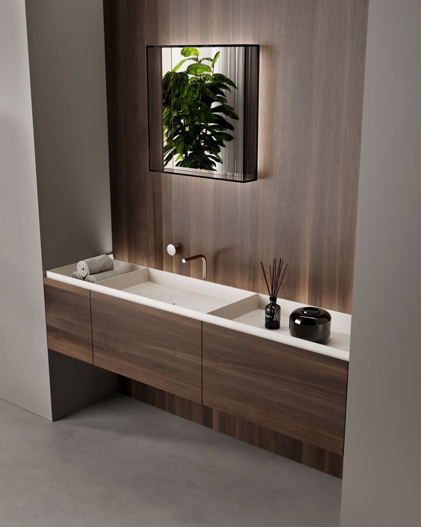 antoniolupi, Nabatei Vanity unit 182x49 cm