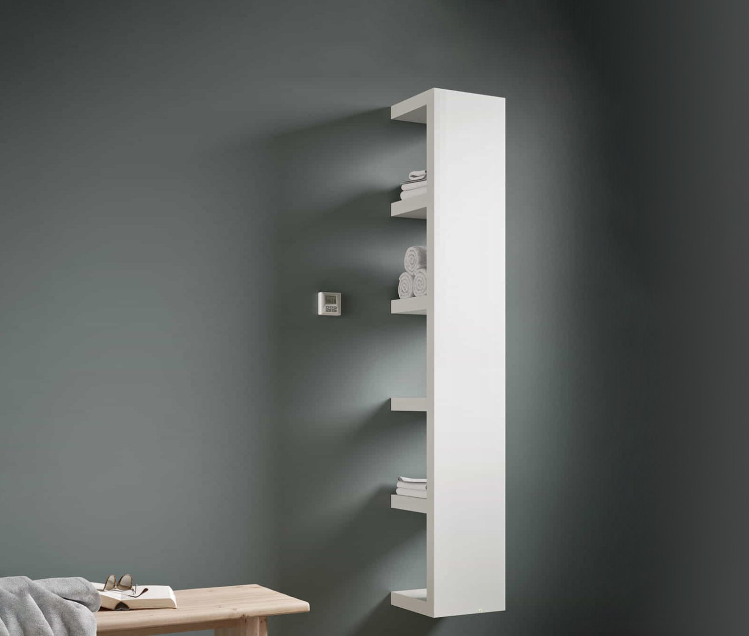 Irsap, Quadraqua Electric Designer radiator 180x30 cm