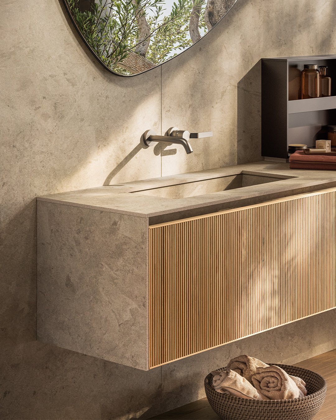 Boffi, Free Zone Mobile portalavabo L 242,4 cm
