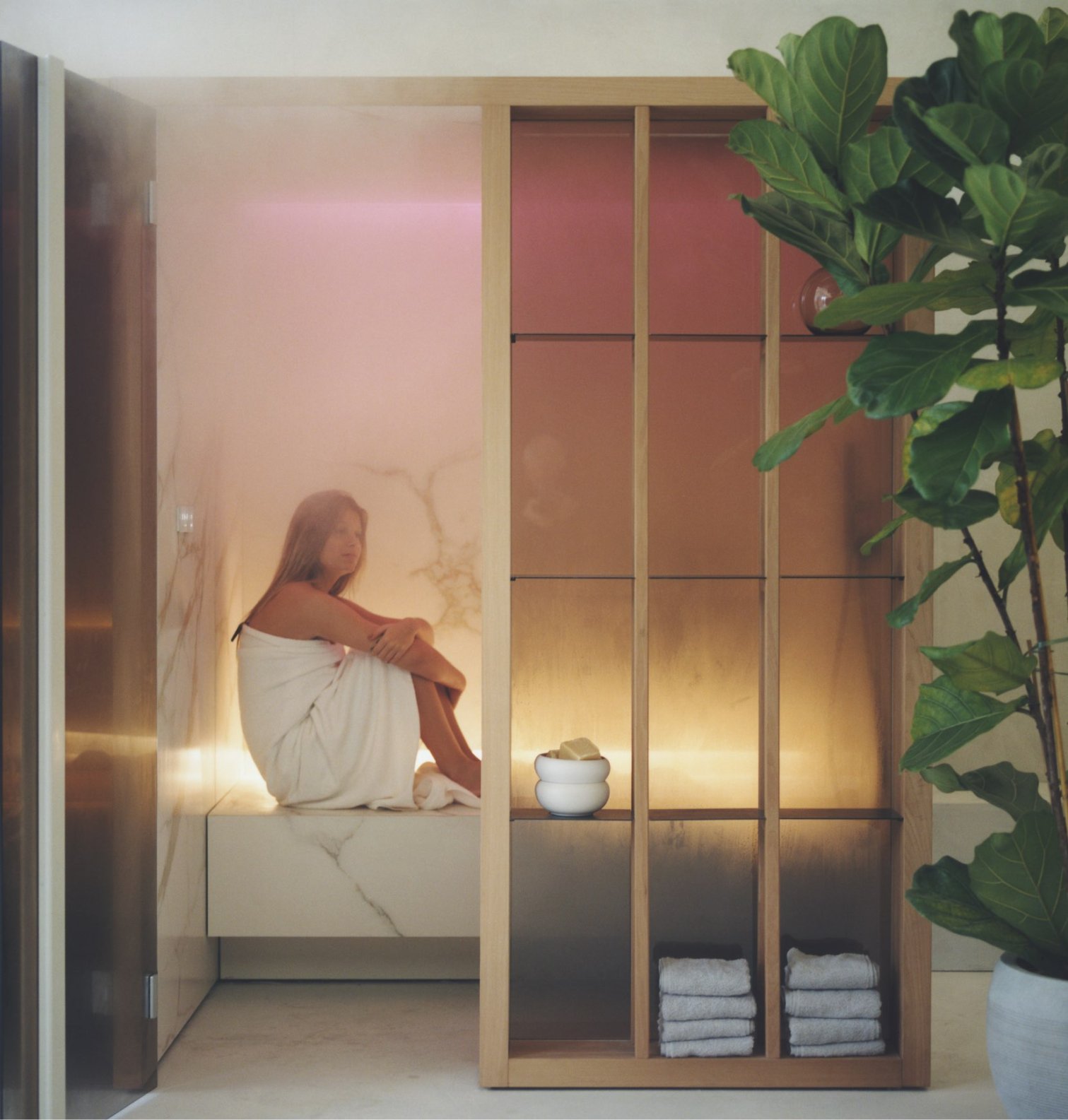 Effe, Yoku H  Shelf Bagno turco
