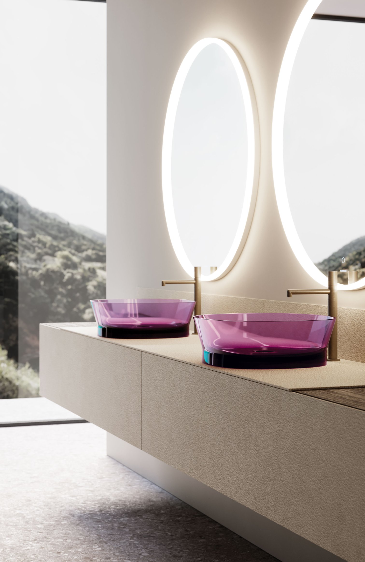 Disenia, Habe Washbasin 42x42 cm