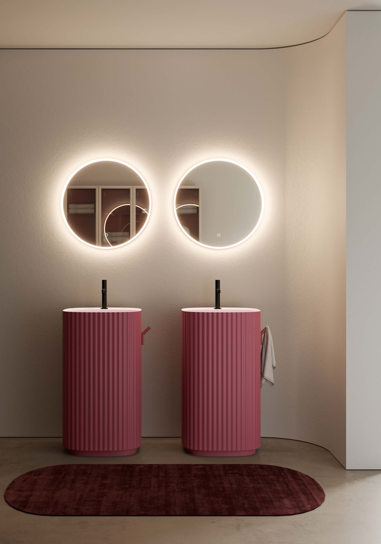 Idea, Giove Washbasin 49x45 cm