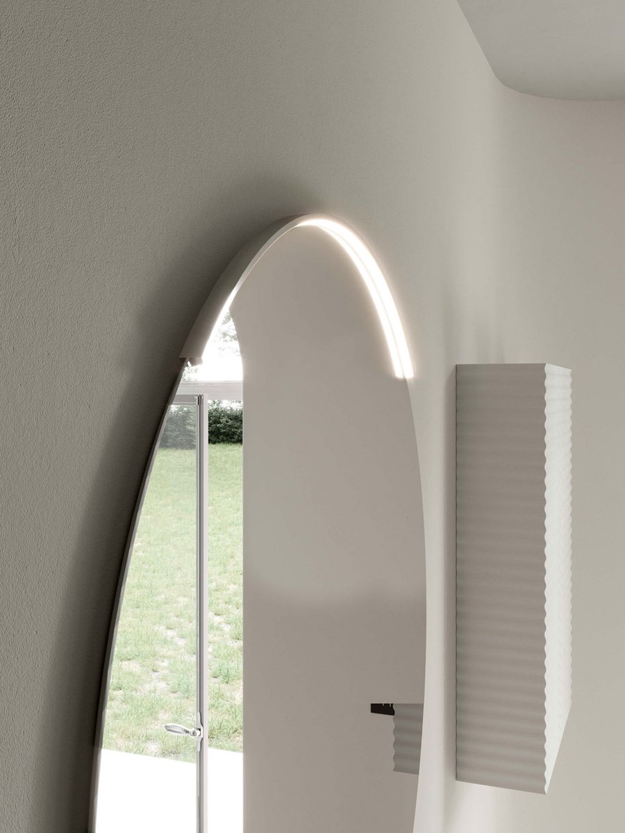 Idea, Lap Specchio con luce diametro 80 cm