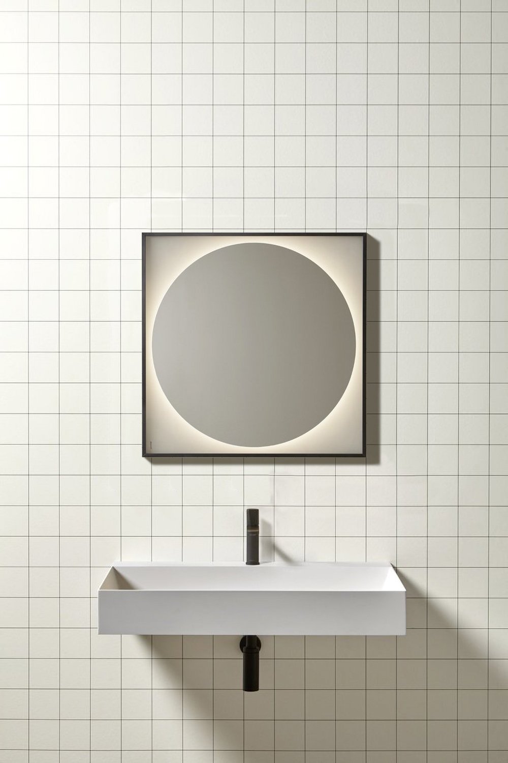 antoniolupi, Dialoganti Specchio con luce 70x70 cm