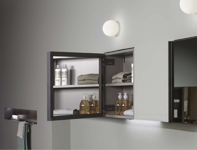 antoniolupi, Bespoke Specchio contenitore 54x50 cm