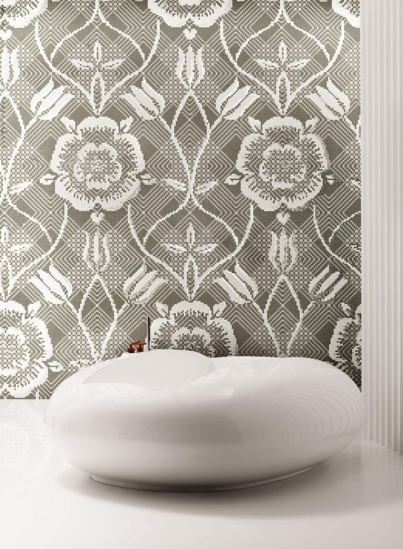 Bisazza, Insula Grey mosaico 32x32 cm