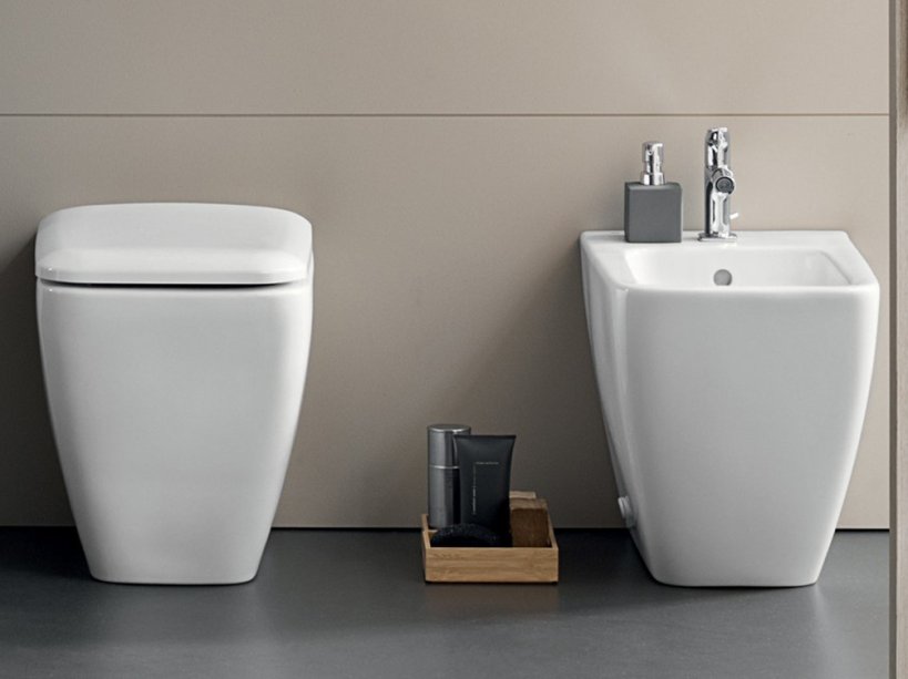 Geberit, iCon Square Coppia sanitari