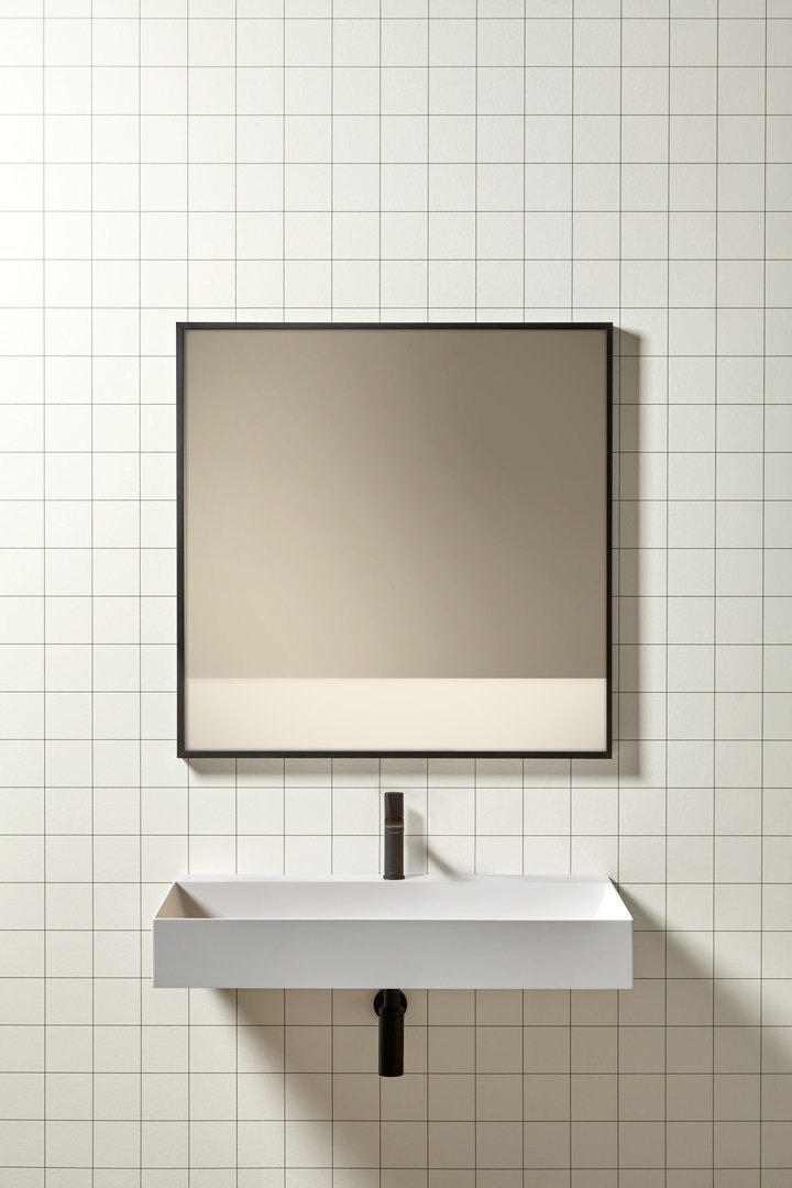 antoniolupi, Dialoganti Mirror with light 90x90 cm