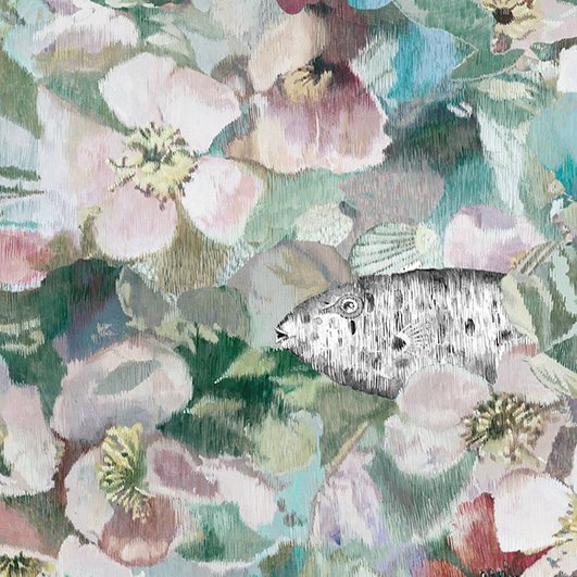 Wall&decò, La Vie En Rose TS Carta da parati