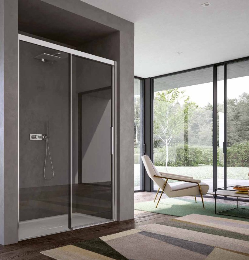 Disenia, Focus Porta doccia L 114 cm