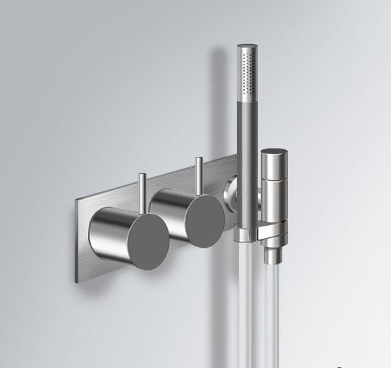 Vola, Shower set Brushed chrome