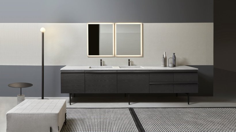 antoniolupi, Borderline Vanity unit 307x47 cm