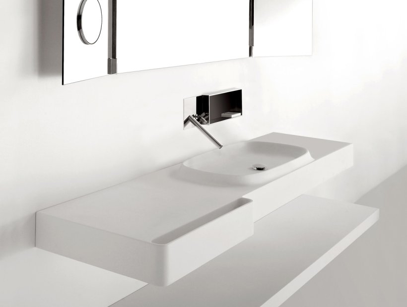 Agape, Desk + Flat XL Mobile portalavabo L 160 cm