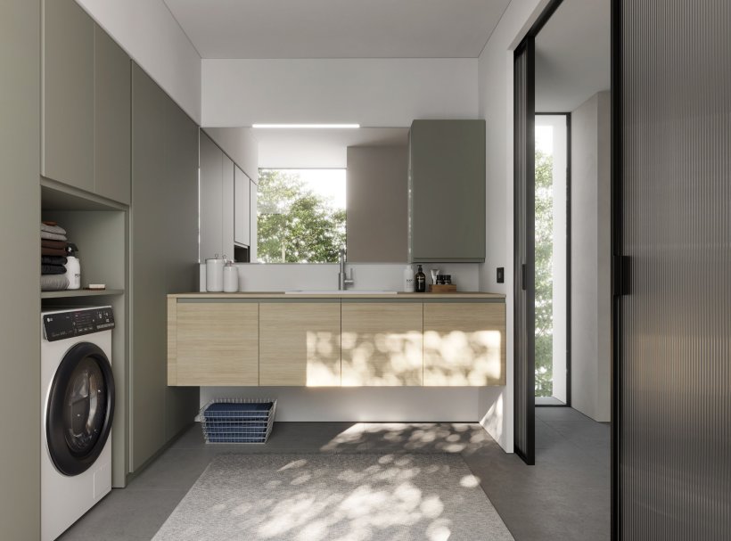 Idea, Spazio Time Mobile lavanderia L 230+185 cm