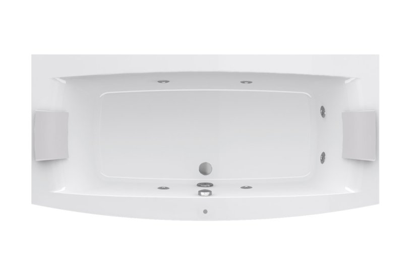 Jacuzzi, Invita Whirlpool massage tub 180x88 cm