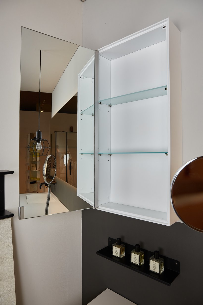 Agape, 4x4 Storage mirror 80x40 cm