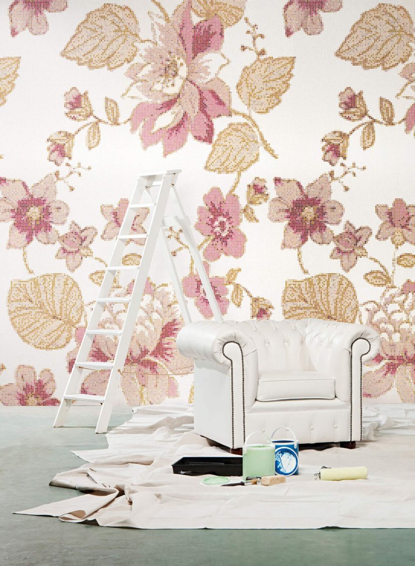 Bisazza, Marella Rose mosaico 32x32 cm