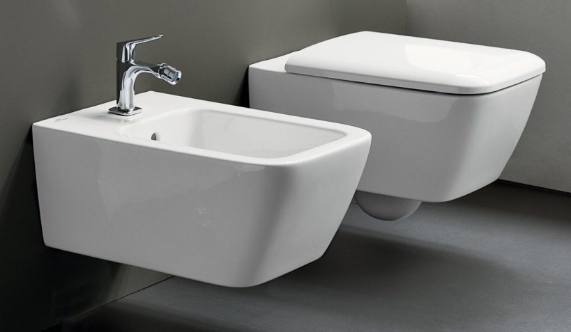 Geberit, iCon Square Coppia sanitari