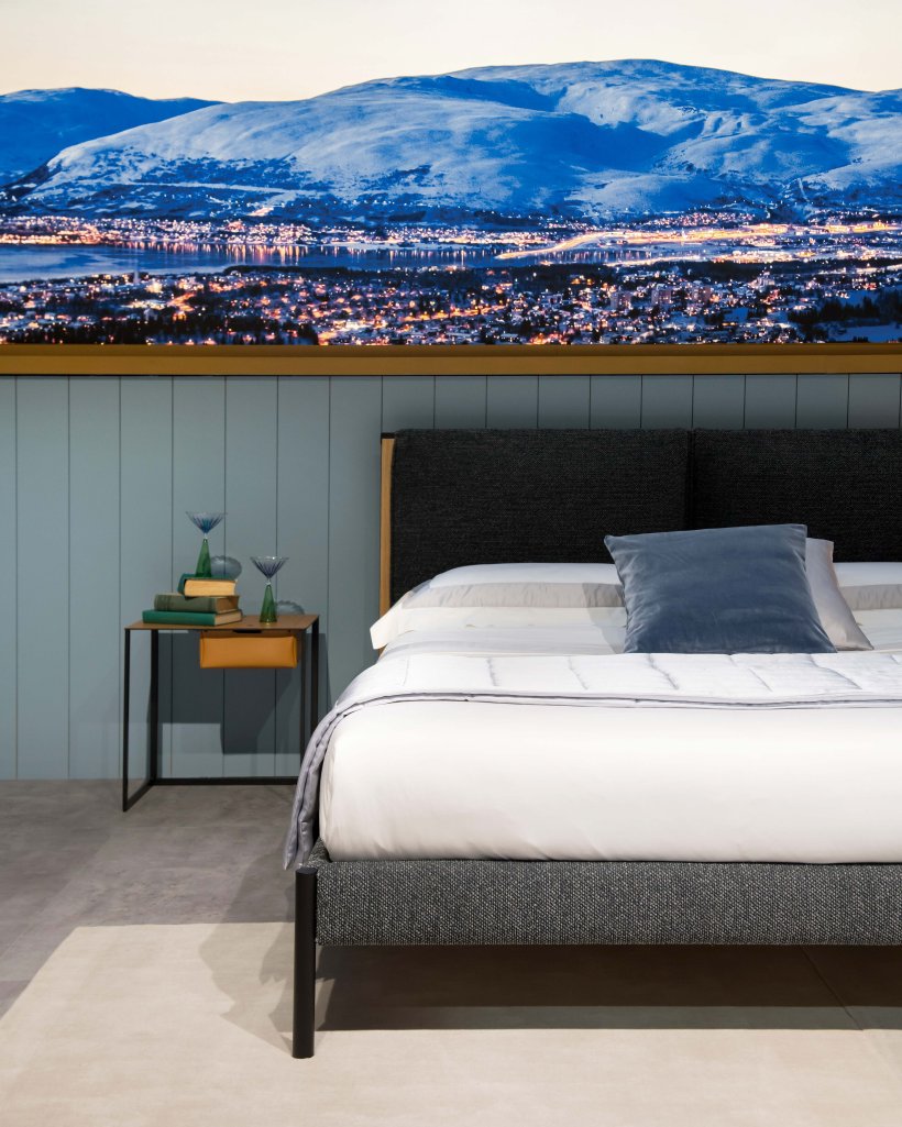 Zanotta, Ricordi Bed for mattress 160x200 cm