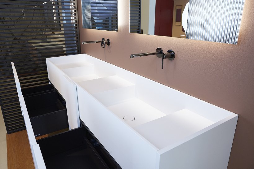 antoniolupi, Street Mobile Double vanity unit L185 cm