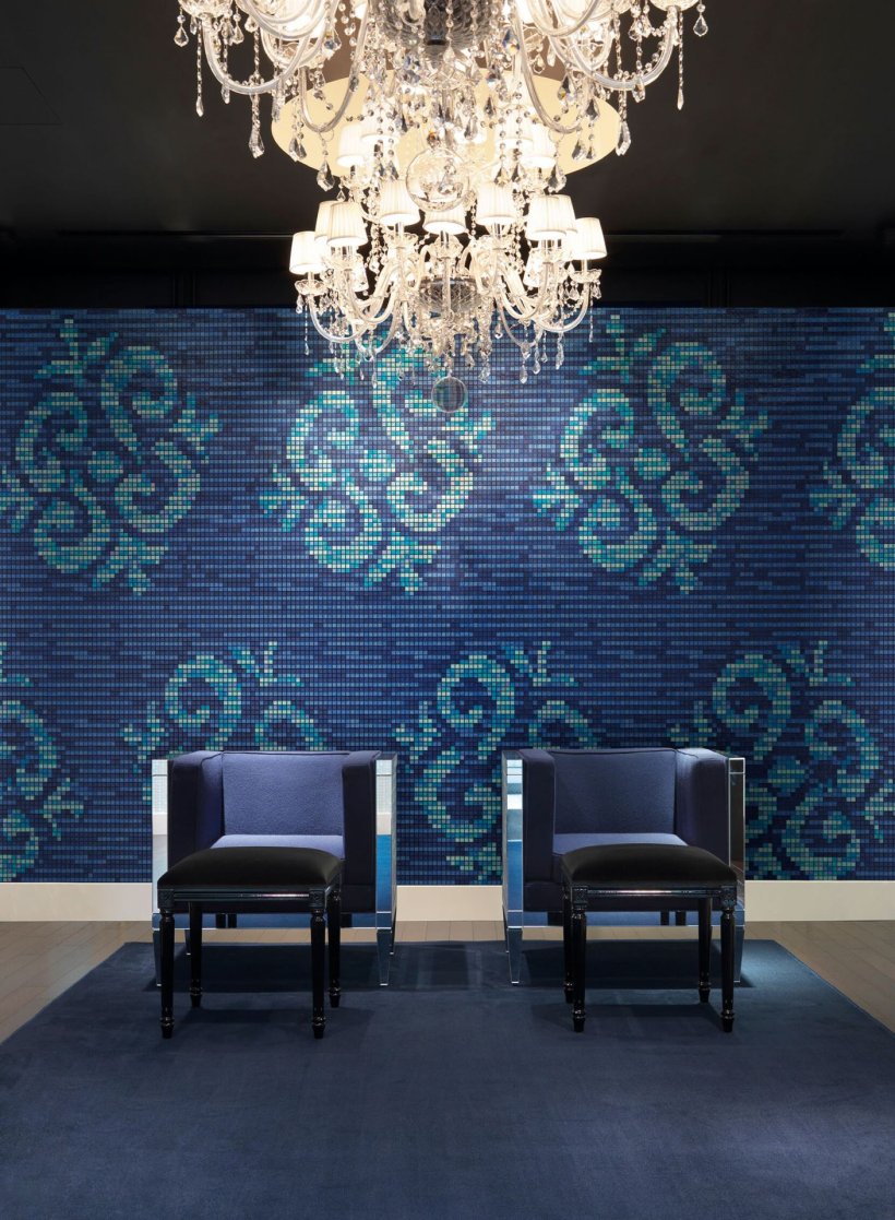 Bisazza, Ginseng Blue mosaico 32x32 cm