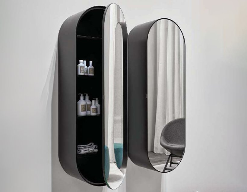 Cielo, Elio Specchio contenitore 145x50 cm