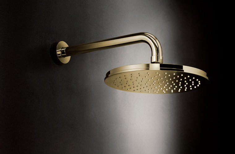 Fantini,  Icona Deco Shower head MATT BRITISH GOLD PVD
