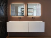 antoniolupi, Street Mobile Double vanity unit L185 cm