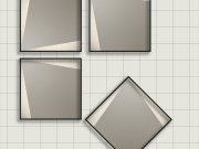 antoniolupi, Dialoganti Specchio con luce 70x70cm