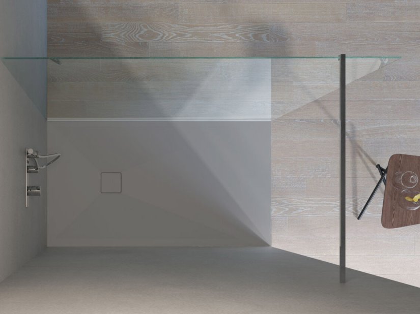 Disenia, Join Shower tray 150x100 cm CONCRETE 